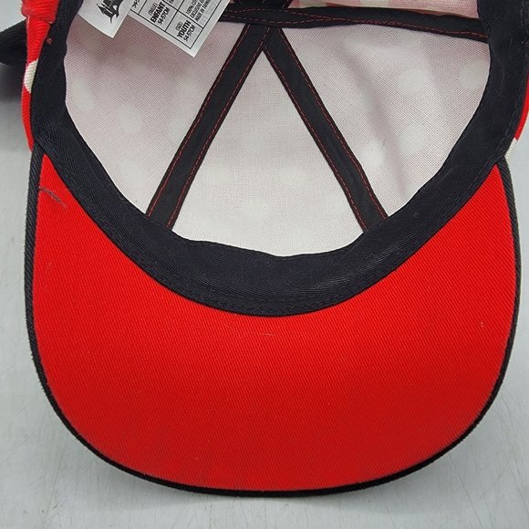 Disney Parks Minnie Mouse Youth Hat Black Red White Polka Dot Disneyland - Picture 8 of 10